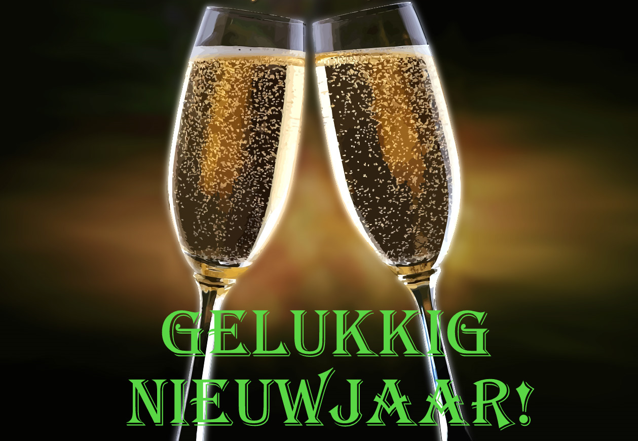 Proost op het nieuwe jaar! Foto