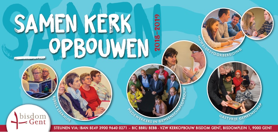 Kerkopbouw 2018-2019 © Bisdom Gent, illustratie: Nathalie Praet Kerkopbouw 2018-2019 © Bisdom Gent, illustratie: Nathalie Praet