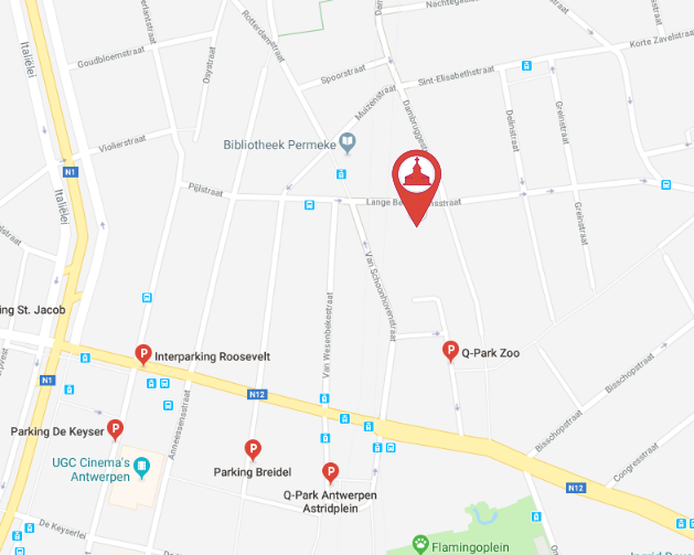 Betaalparkings in de buurt van de Heilig-Hartkerk Betaalparkings in de buurt van de Heilig-Hartkerk