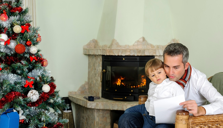 Een dankbrief voorlezen met Kerstmis © CanvaPro Een dankbrief voorlezen met Kerstmis © CanvaPro
