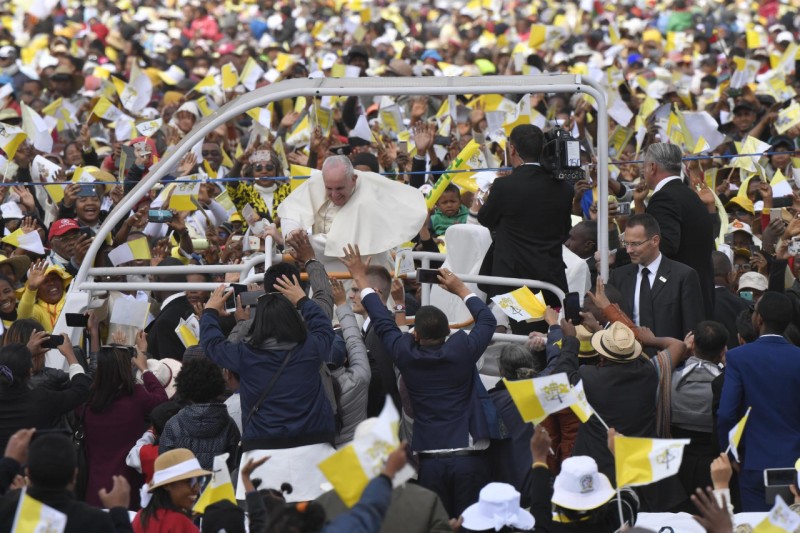 Paus Franciscus veroordeelde de corruptie en de armoede © Vatican Media Paus Franciscus veroordeelde de corruptie en de armoede © Vatican Media