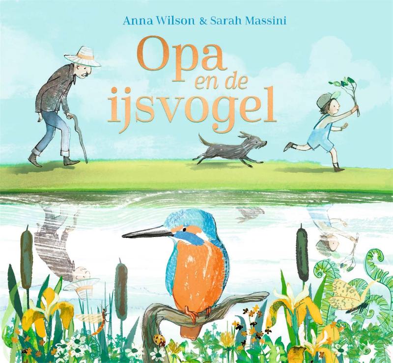 Cover van 'Opa en de ijsvogel' © Uitgeverij J.H. Gottmer / H.J.W. Becht BV Cover van 'Opa en de ijsvogel' © Uitgeverij J.H. Gottmer / H.J.W. Becht BV