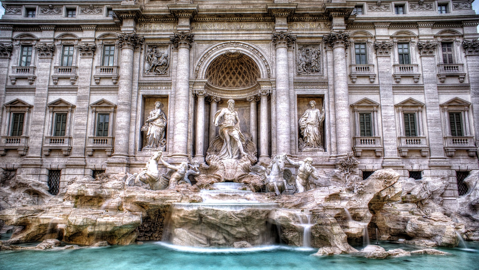 De Trevifontein in hartje Rome. © Pexels De Trevifontein in hartje Rome. © Pexels