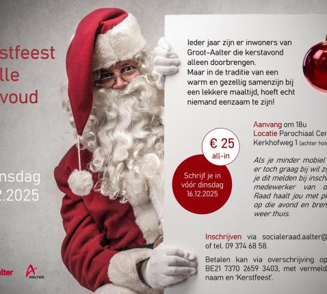 Kerstfeest in alle eenvoud 2025 © Gemeente Aalter