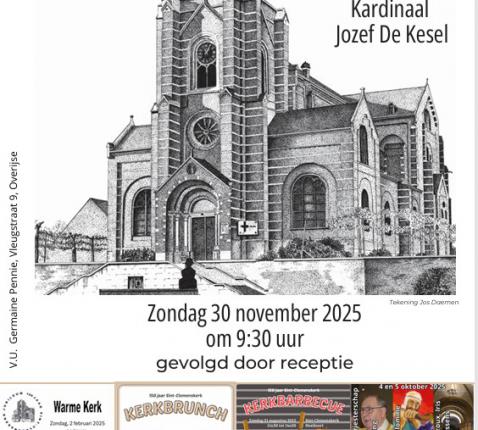 Feestelijke slotviering 150 jaar Sint-Clemenskerk in Hoeilaart Feestelijke slotviering 150 jaar Sint-Clemenskerk in Hoeilaart