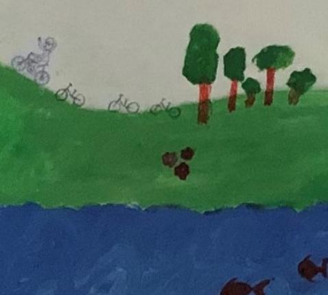 detail uit Mural Noord-Zuidraad Kortemark 2019 © Federatie Krekedal Kortemark