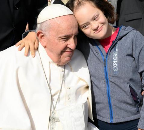 Paus Franciscus tijdens de algemene audiëntie van woensdag 26 oktober 2022 © VaticanMedia