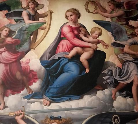 Innocenzo da Imola, Maria met kind, 1517, Pinacoteca Nazionale di Bologna © Philippe Hallein