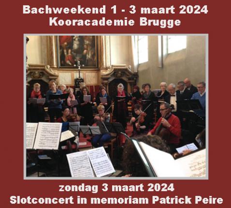Bachweekend © Kooracademie Brugge