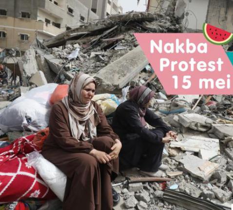 Stilte cirkels bij Nakba 2025 © Pax Christi