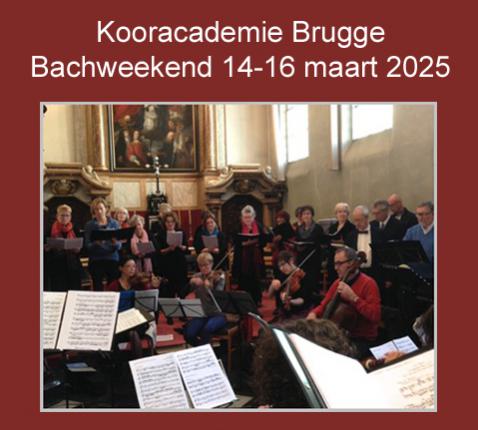2025 Bachweekend © Kooracademie Brugge