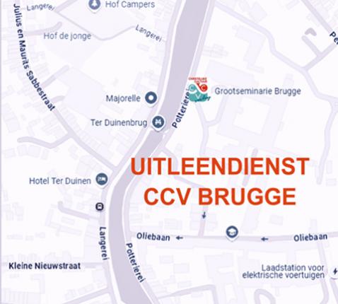 Folder uitleendiens © CCV Brugge