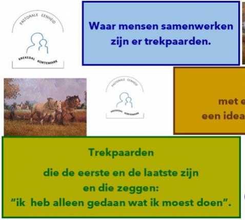 2025 uitnodiging start van het nieuwe werkjaar PE OLV Krekedal Kortemark © Pastorale Eenheid O.L.V. Krekedal Kortemark