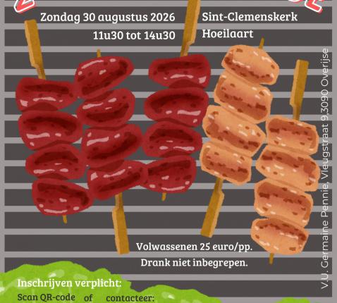 Barbeque Hoeilaartse Kerk © Flyer Hoeilaart 