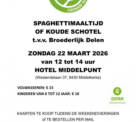 Affiche sobere maaltijd © -