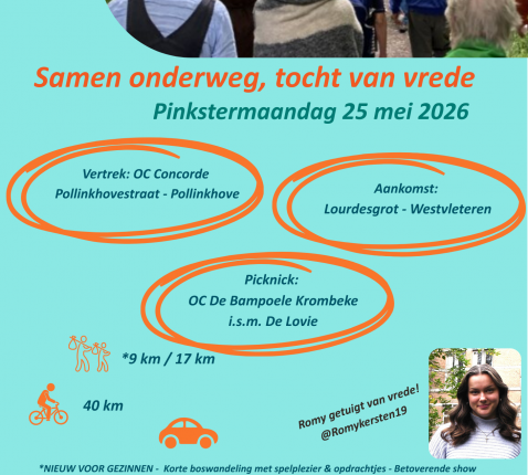 Affiche Pinkstermaandag © CCV Brugge