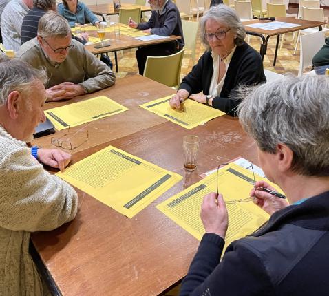 Avond rond synodaal proces in PE Damiaan © Ronald Sledsens