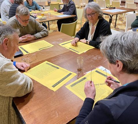 Avond rond synodaal proces in PE Damiaan © Ronald Sledsens