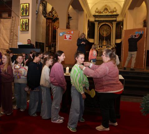 Aanvraagviering vormelingen in Zwevezele 