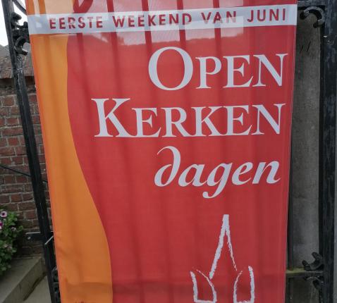 Vlag Openkerkendag 2026 © Bernice De Braekeleer