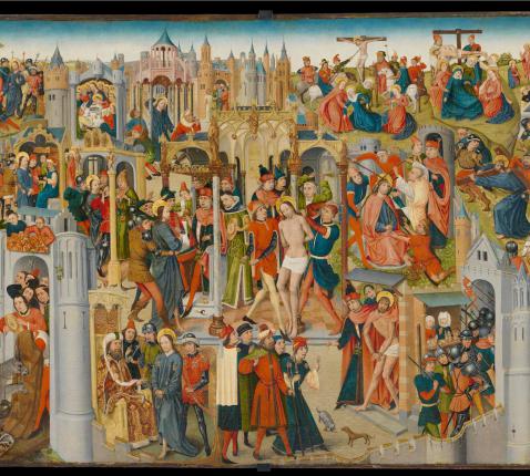 Kruisweg © Taferelen uit de Passie van Christus Hans Memling © Museum M Leuven - www.artinflanders.be - Dominique Provost (licentie CC BY-NC-ND 4.0) Kruisweg © Taferelen uit de Passie van Christus Hans Memling © Museum M Leuven - www.artinflanders.be - Dominique Provost (licentie CC BY-NC-ND 4.0)