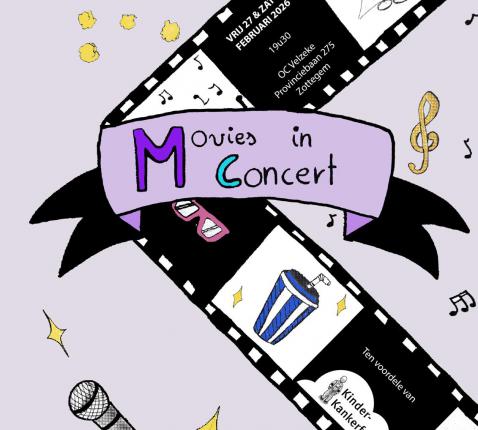 Affiche Kinder- en jeugdkoor Bevegem 2026 © FriGo