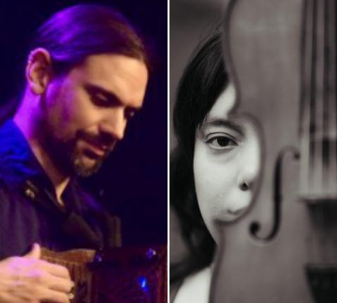 Met accordeon en altviool 