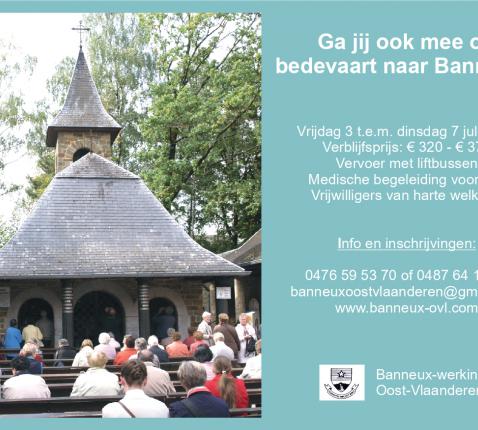 Aankondiging bedevaart Banneux 2026 
