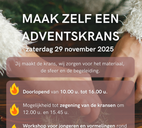 Adventskrans maken 