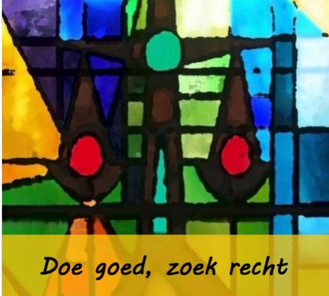 Folder: Interkerkelijk Comité Brussel (CIB Brussels) - Bewerking en omzetten naar affiche groot formaat: KvM  © Interkerkelijk Comité Brussel 