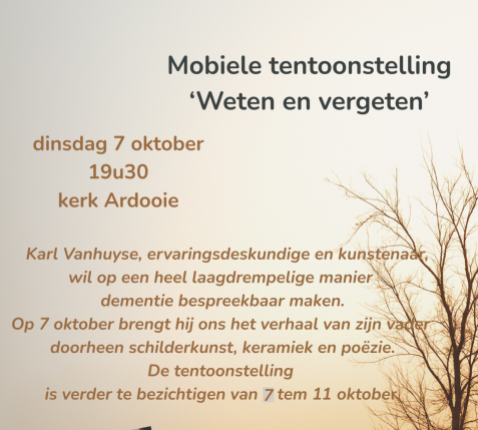 Weten en vergeten - tentoonstelling en voordracht © PE Sint-Germanus Ardooie