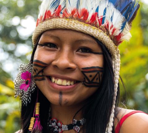 Het affichebeeld van de expo Mater Amazonia in de Vaticaanse Musea © VaticanMedia