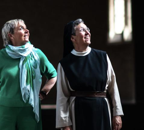 Annemie Struyf en zuster Katharina © Jonathan Ramael