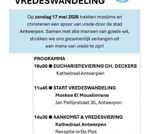 Vredestocht © Bisdom Antwerpen