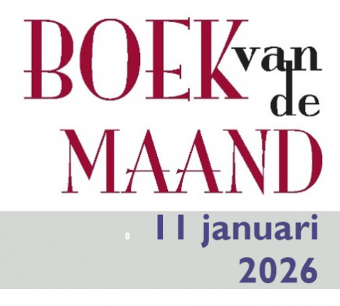 Boek van de Maand januari 2026 © Logo Boek van de Maand - Dries De Bakker