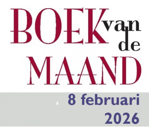 Boek van de maand februari 2026 © Logo Boek van de Maand - Dries De Bakker