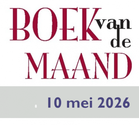 Boek van de maand mei 2026 © Logo Boek van de Maand - Dries De Bakker