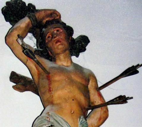 Sint-Sebastiaan in de Sint-Martinuskerk in Retie. © Kerkfabriek Sint-Martinus Retie