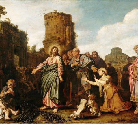 Cristus en de Kananese vrouw © MeisterDrucke