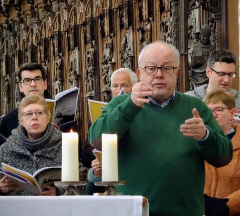 Jan Breuls - 50 jaar dirigent in Sint Geertrui © Pastorale zone Leuven aan de Dijle