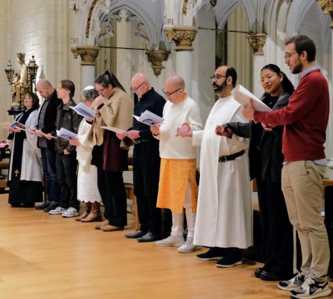 Interlevensbeschouwelijke vredesviering 2025 © Pastorale zone Leuven aan de Dijle