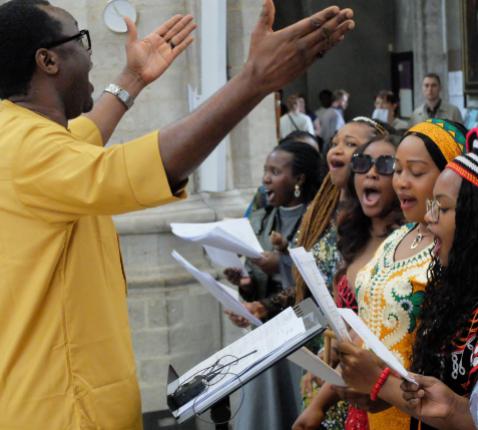 Kleur, cultuur en verbinding: African Thanksgiving bij Sint-Kwinten  © Pastorale zone Leuven aan de Dijle