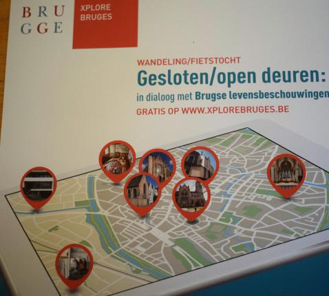 Xplore Bruges stelt nieuwe app voor: gesloten/open deuren © Inge Cordemans