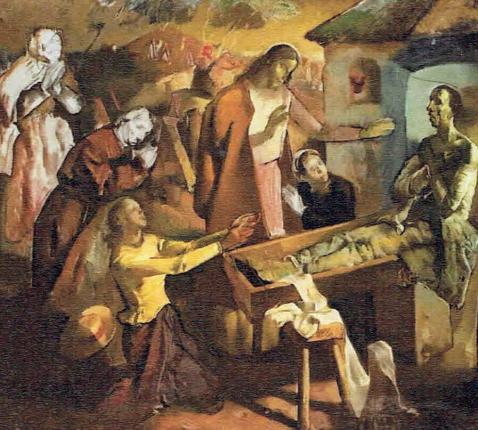 De opwekking van Lazarus © Jan Wydra - 1937