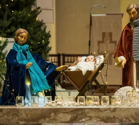 kerststal © parochie H sacrament