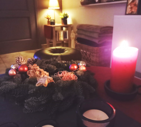 Adventskaars onderweg © Martine Verschelden