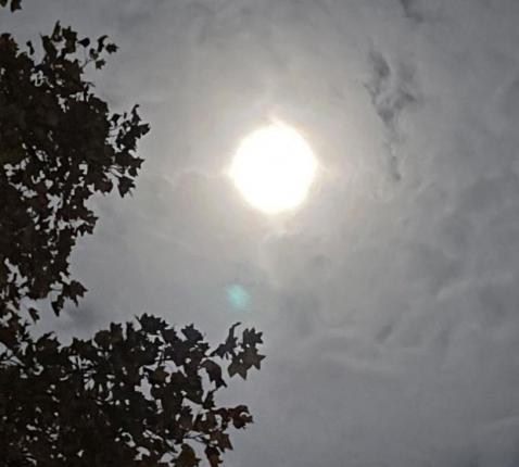Zacht als het licht van de maan, versluierd door een nachtelijke hemel, lachen zo de heiligen ons toe?  © jh