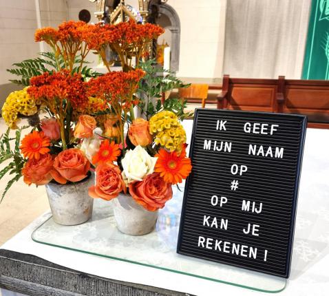 Naamopgave vormelingen  © Hilde Claes