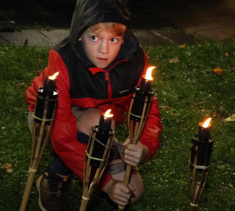 Dit was de fakkeltocht! 