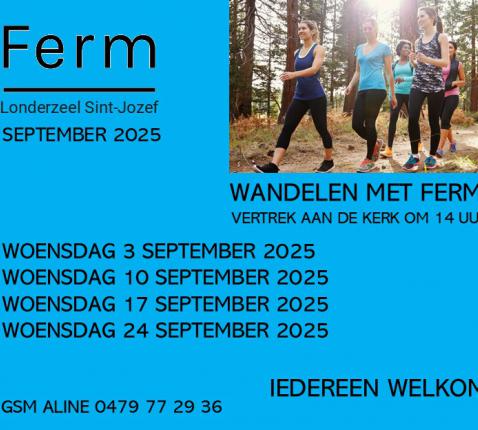 Wandelen met FERM 